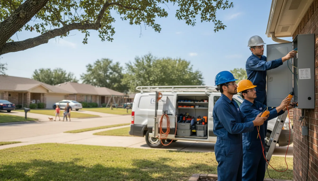 Certified electrician providing emergency electrical services in Upsala, MN